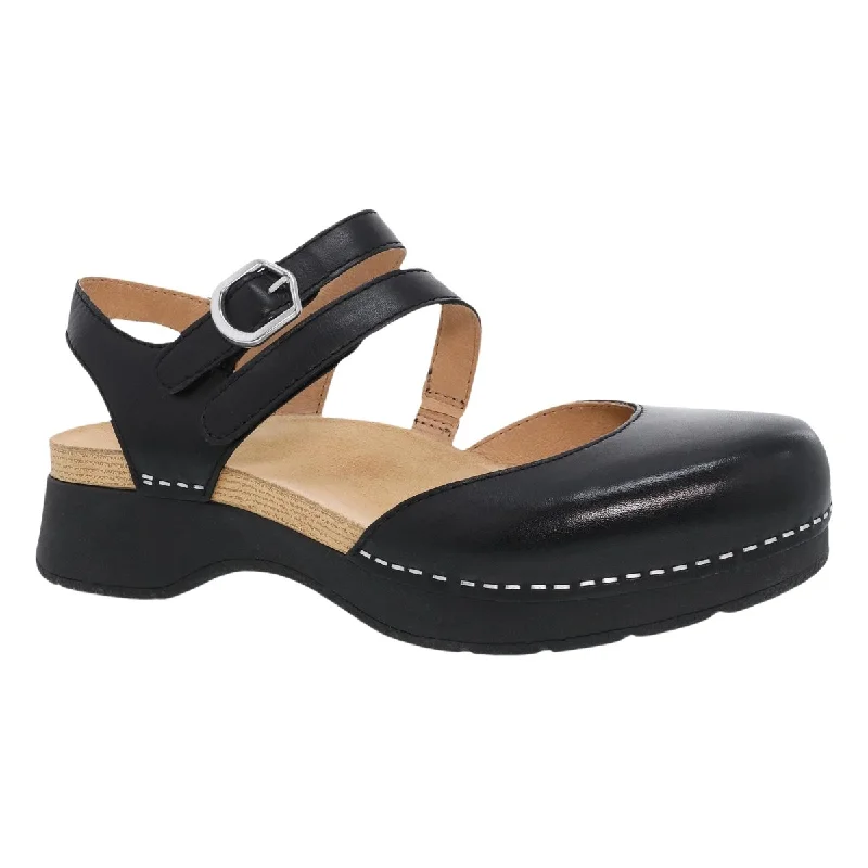 affordable women’s shoes for everyday wear -Dansko Women's Rissa Black Nappa Mary Jane