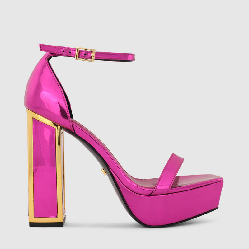 trendy women’s platform heels for chic looks -MISSY SANDALS FUCHSIA