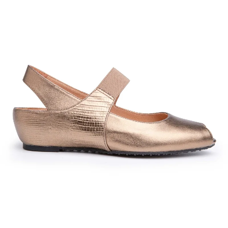 fashionable shoes for women’s spring style -Yes Women's Paula Bronze Metallic