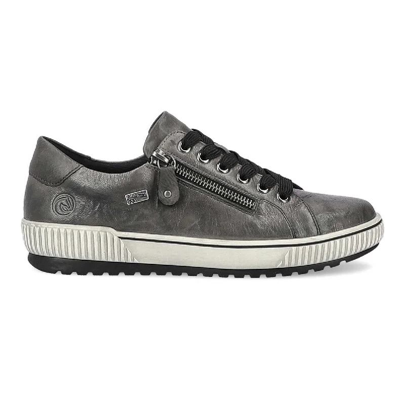 stylish women’s shoes for street fashion -Rieker Women's D0700-42 Cenere Grey Waterproof