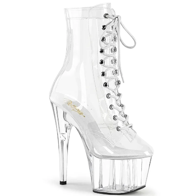 best women’s shoes for work events -ADORE-1020C Clear Calf High Boots