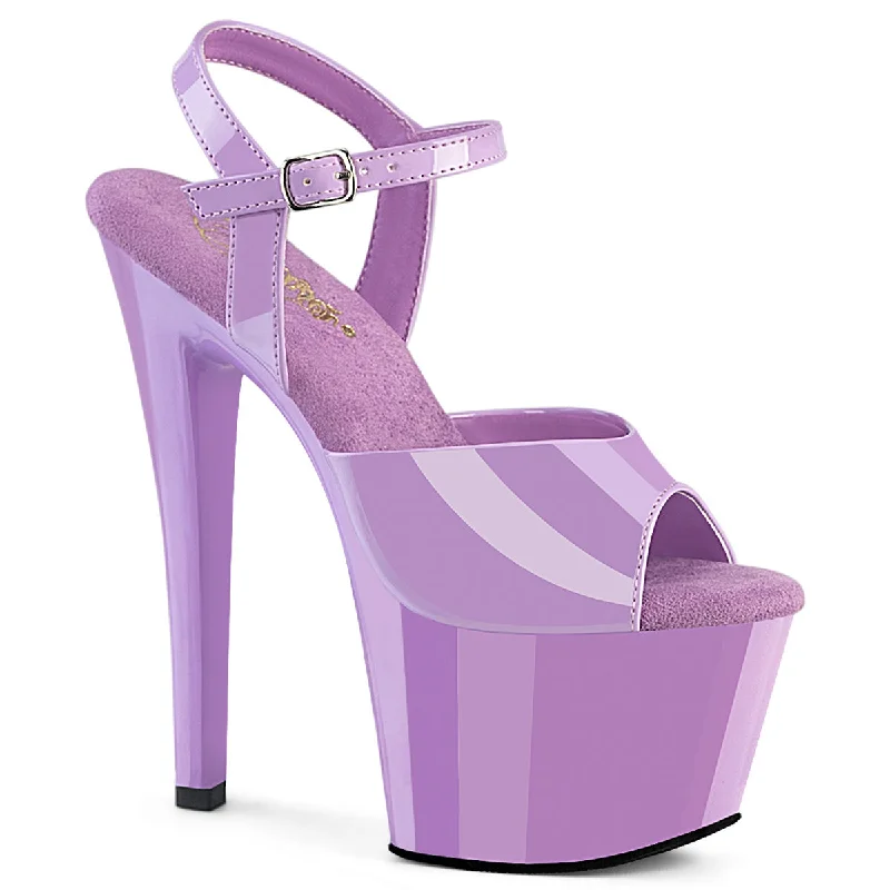 best shoes for women’s casual weekend trips -SKY-309 Lavender Platform Sandal