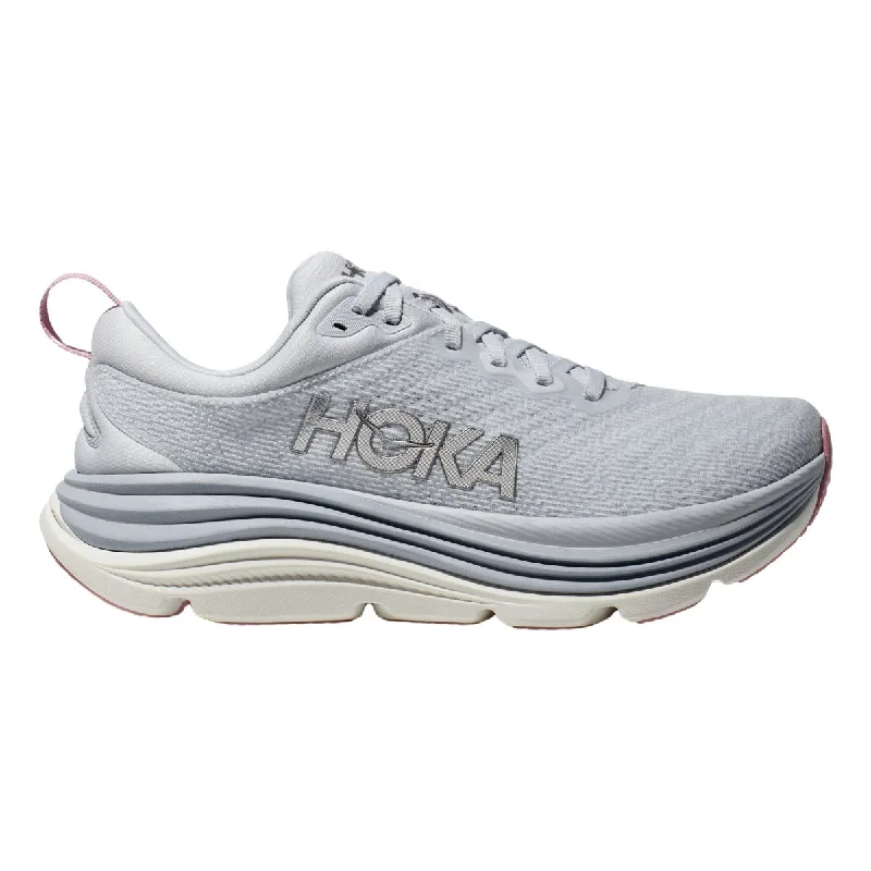 best shoes for women’s summer casual outfits -Hoka One One Women's Gaviota 5 Sea Ice/Pink Twilight