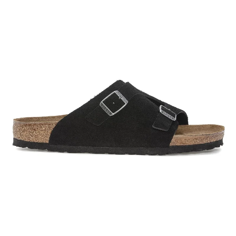 trendy women’s slip-on sneakers for busy days -Birkenstock Women's Zurich Black Suede