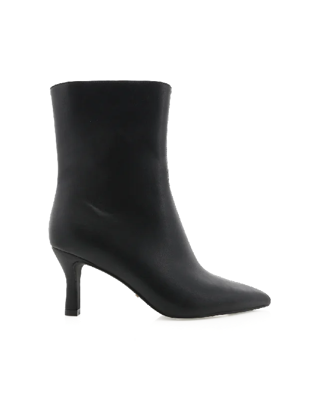 trendy women’s combat boots for casual looks -YONEKO - BLACK