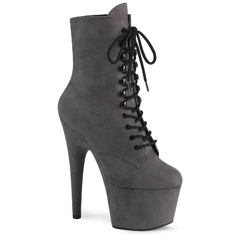 chic women’s dress shoes for formal events -ADORE-1020FS Grey Calf High Boots