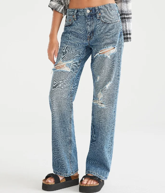 best women’s clothes for outdoor activities -Aeropostale '90S Low-Rise Baggy Jean