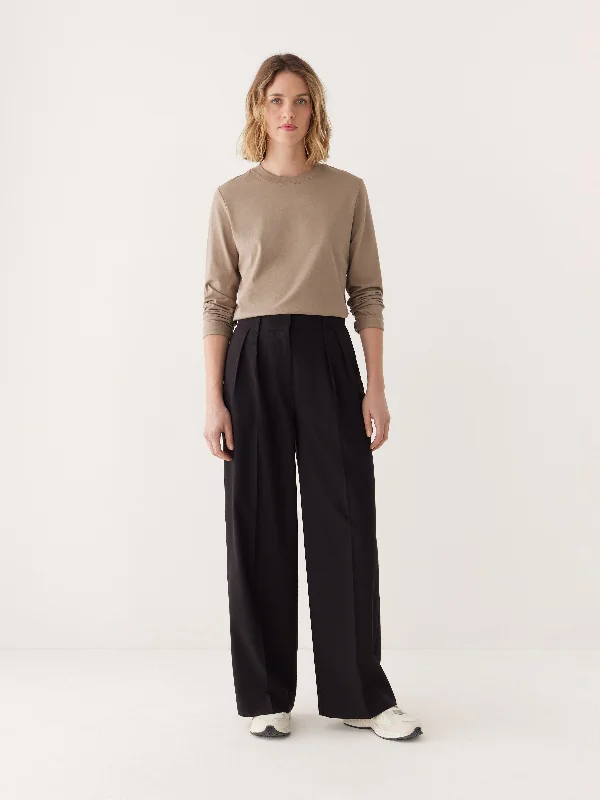 unique women’s skirts for office outfits -The Long Sleeve T-shirt in Champagne