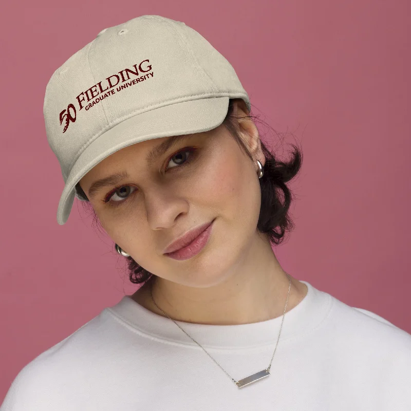 affordable summer clothing for women -Organic Classic Hat - Merlot Logo | 50th Anniversary