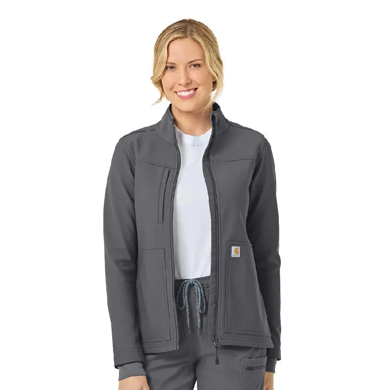 best jackets for women’s business outfits -Carhartt Rugged Flex Women's C81023C Bonded Fleece Jacket