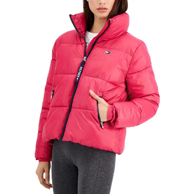 stylish outerwear for women’s fall collection -Tommy Hilfiger Sport Womens Quilted Hooded Puffer Jacket