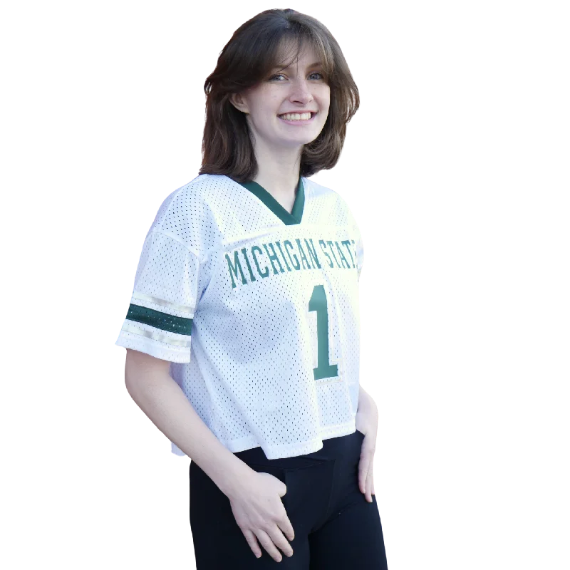 comfortable loungewear for women -Colosseum Women's Cropped Spartans Jersey