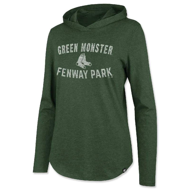 affordable dresses for women’s wedding events -Ladies 47 Frankie Hooded Long Sleeve - Green Monster