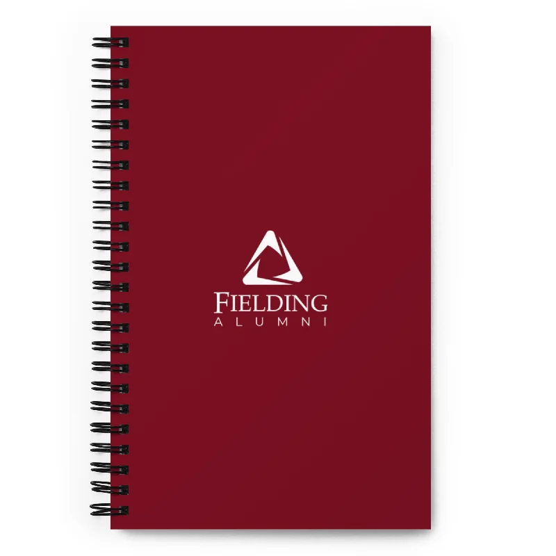 unique women’s clothing for stylish looks -Spiral Notebook - Merlot | Alumni Logo