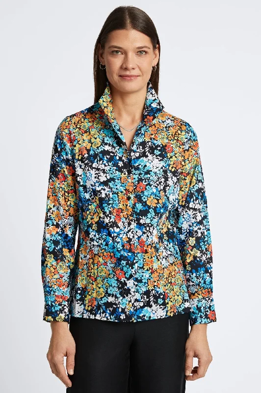 best sweaters for women’s winter fashion -Katie No Iron Floral Clusters Shirt