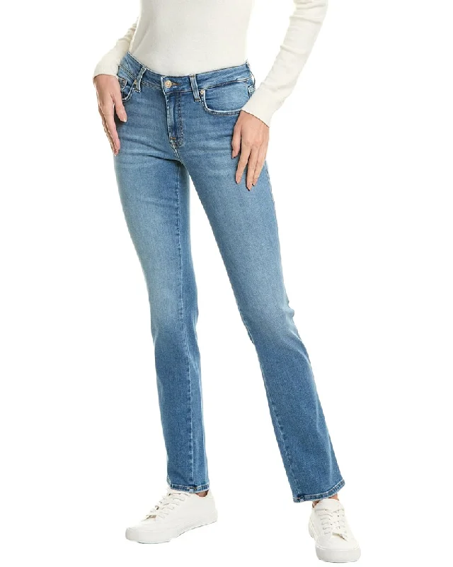 best women’s clothing brands for casual wear -7 For All Mankind Kimmie Bluejay Straight Jean