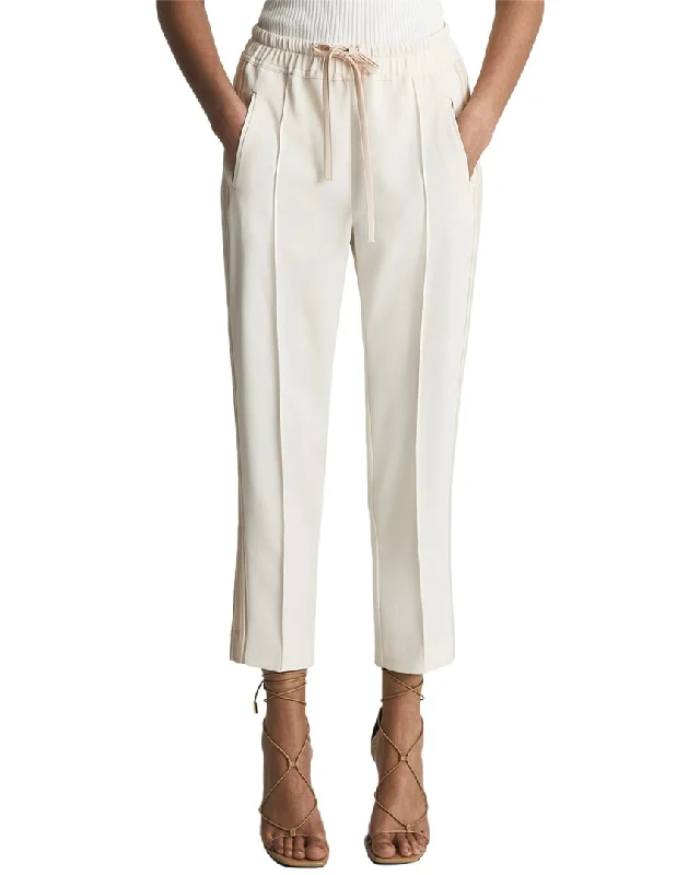 affordable dresses for women’s wedding events -Reiss Tre Taper Side Stripe Pull On Trouser