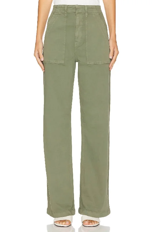 unique fashion styles for women’s office attire -Nicole Wide Leg Pants In Soft Olive