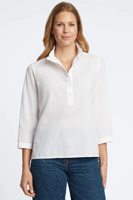 best clothing for women’s special events -Mia Seersucker Popover Shirt