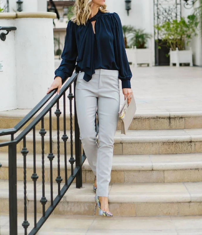 stylish women’s pants for formal settings -Madison Trouser In Dove