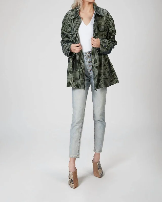 trendy outerwear for women’s winter wardrobe -Niklas Jacket In Grid