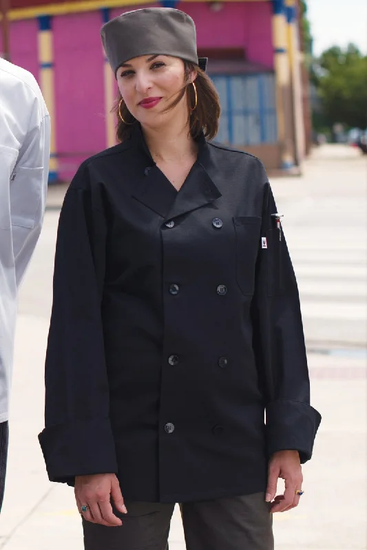 comfortable women’s dresses for everyday use -Uncommon Threads 0402 Classic Chef Coat