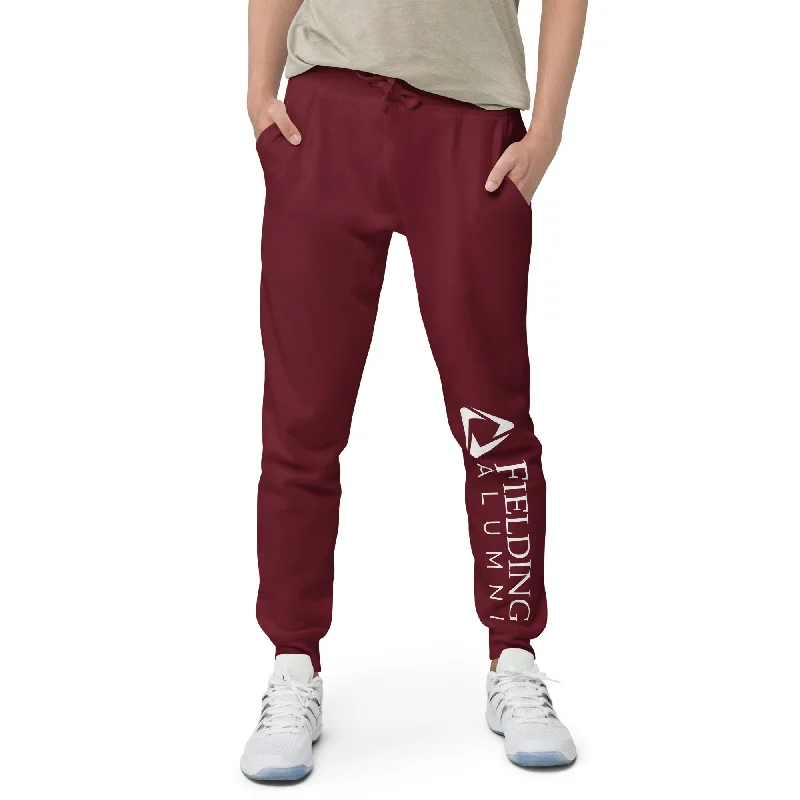 casual dresses for women’s beach vacations -Unisex Fleece Sweatpants | Alumni Logo