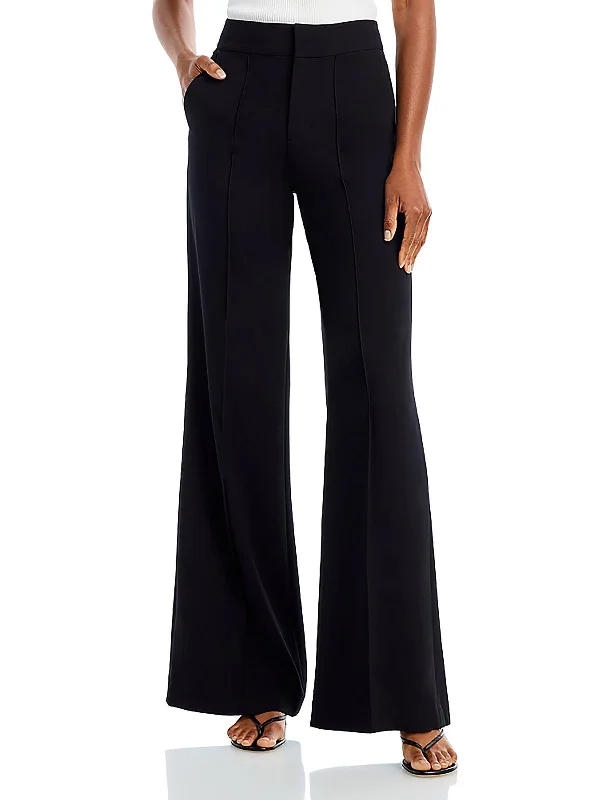 elegant dresses for women’s evening outings -Dylan Womens Pintuck High Rise Wide Leg Pants