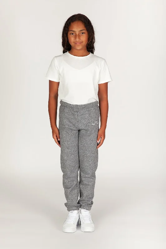 chic outerwear for women’s casual wear -Niki kids fleece sweatpants in granite