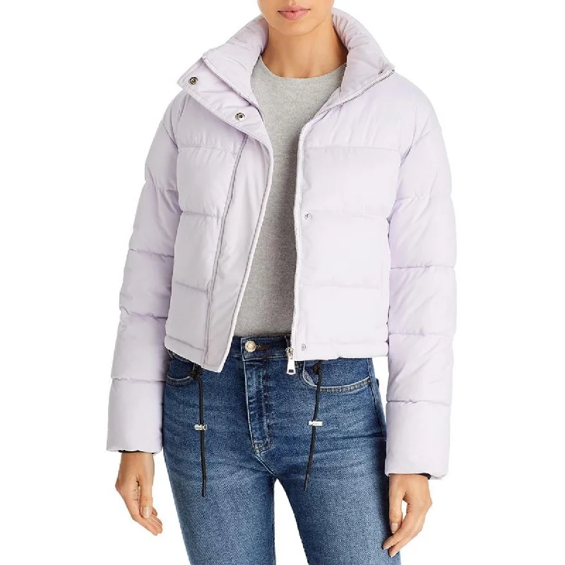 stylish skirts for women’s professional outfits -Aqua Womens Quilted Short Puffer Jacket