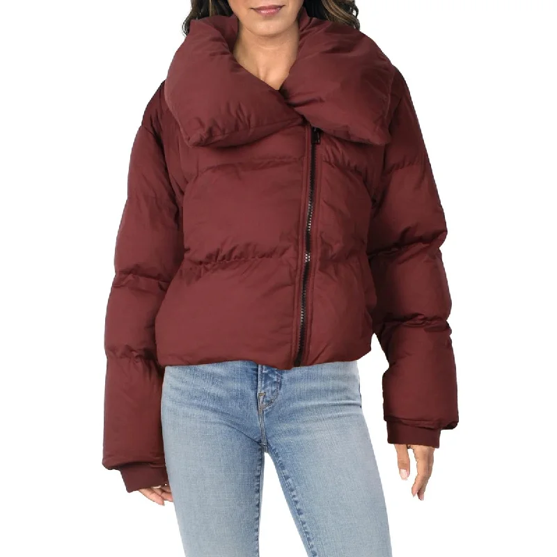 elegant dresses for women’s cocktail parties -Avec Les Filles Women's Heavyweight Cropped Puffer Jacket