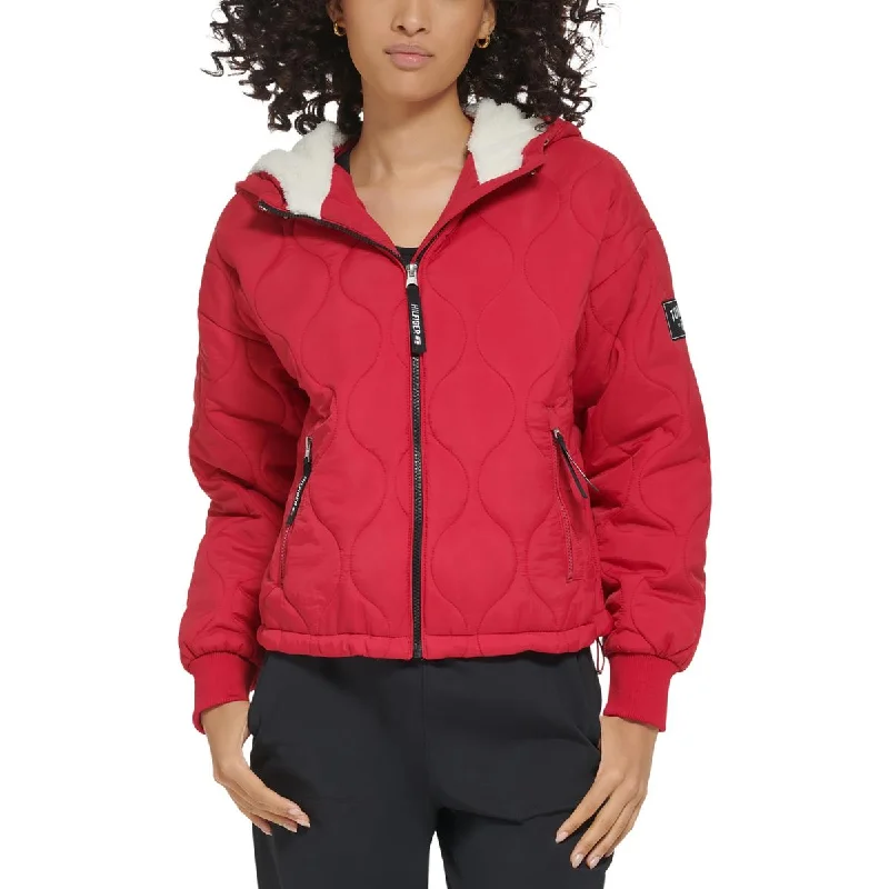 best clothing for women’s fashion-forward looks -Tommy Hilfiger Sport Womens Hooded Cold Weather Quilted Coat