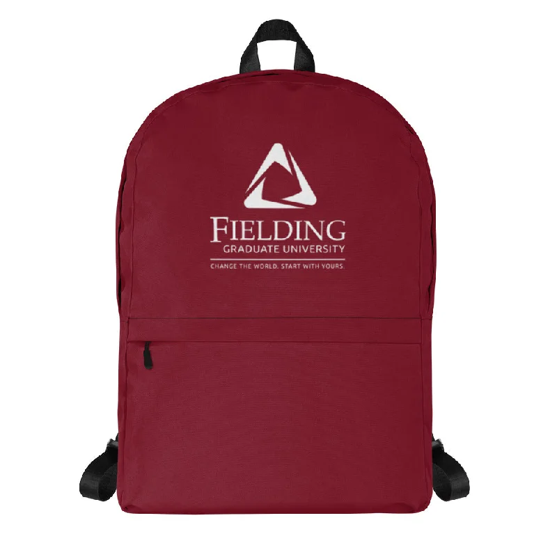 trendy dresses for women’s date nights -Backpack - Merlot | Fielding Logo