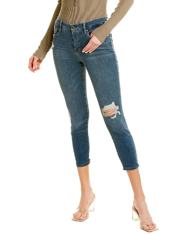 comfortable sweaters for women’s cold weather -GOOD AMERICAN Good Petite Blue Skinny Jean