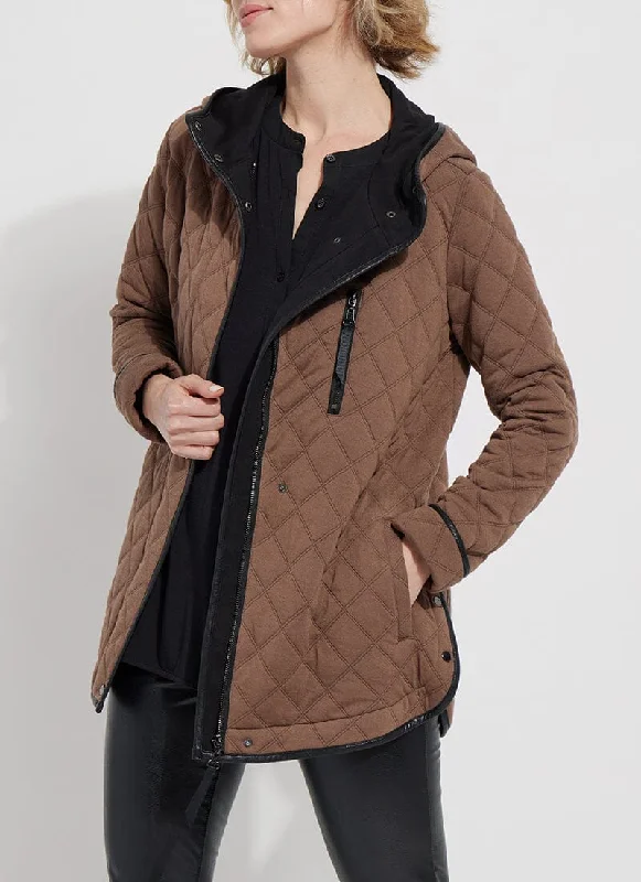 comfortable loungewear for women -London Quilted Jacket