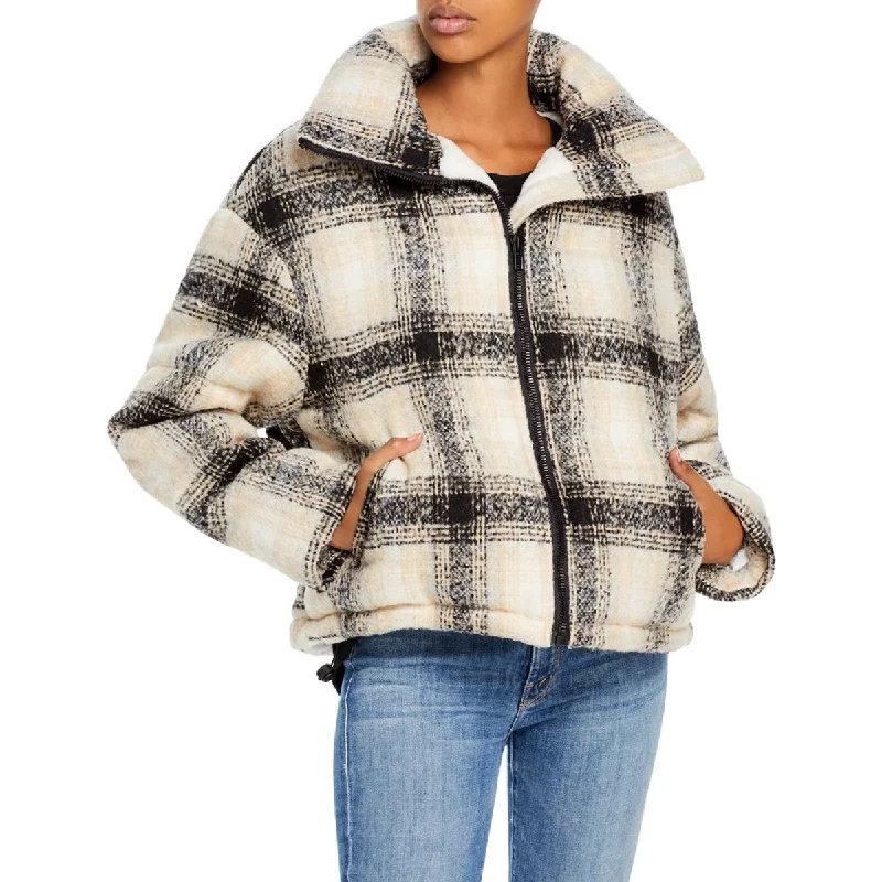 fashionable women’s clothing for evening parties -Apparis Womens Marianny Fax Fur Short Puffer Jacket