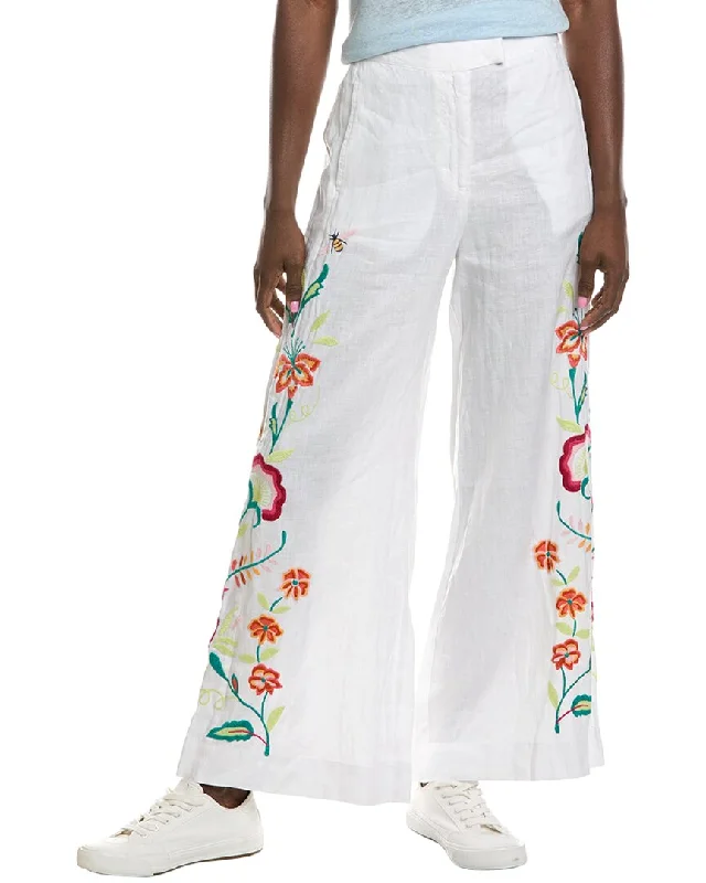 best women’s clothing for spring events -Johnny Was Averi Wide Leg Linen Pant