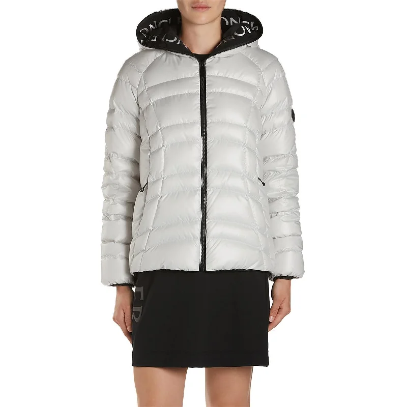 trendy dresses for women’s formal occasions -Moncler Womens Narlay Lightweight Hooded Puffer Jacket