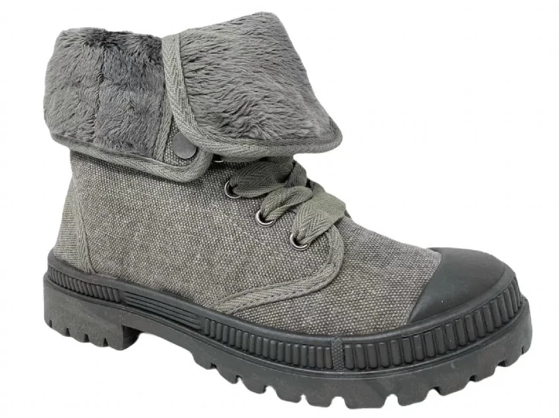 best shoes for women’s running errands -In Charge Snap Boot In Gray