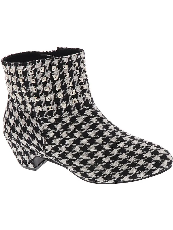 black/white houndstooth