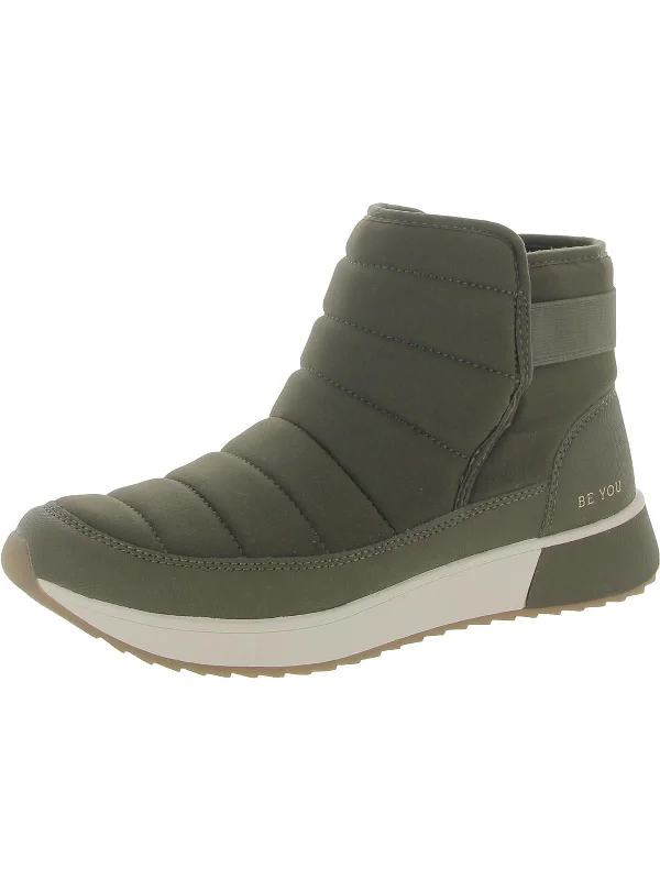 trendy women’s platform heels for chic looks -Running Free Womens Fleece Lined Ankle Winter & Snow Boots