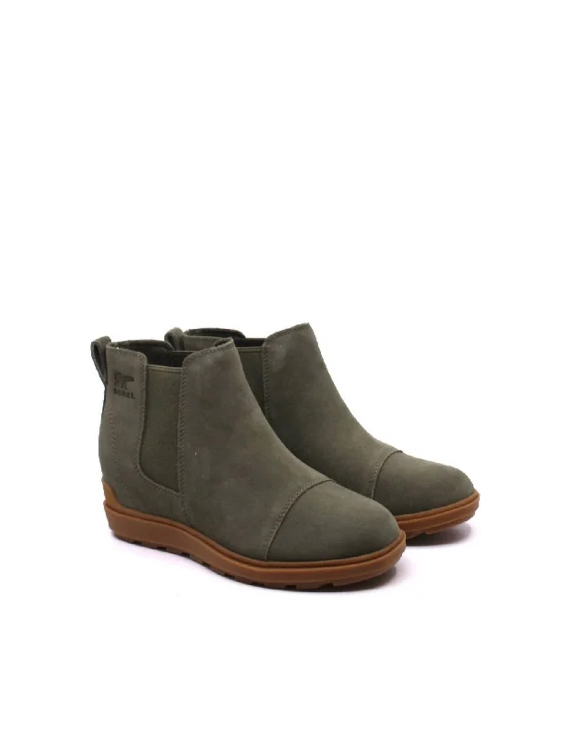 comfortable women’s slip-ons for work -Women's Evie Ii Chelsea Boot In Stone Green/gum