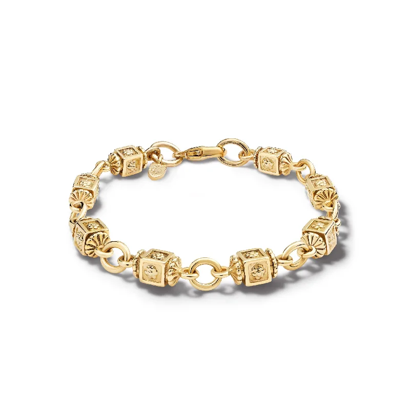 affordable gemstone rings for women -Avenue des Pyramides Bracelet Yellow Gold