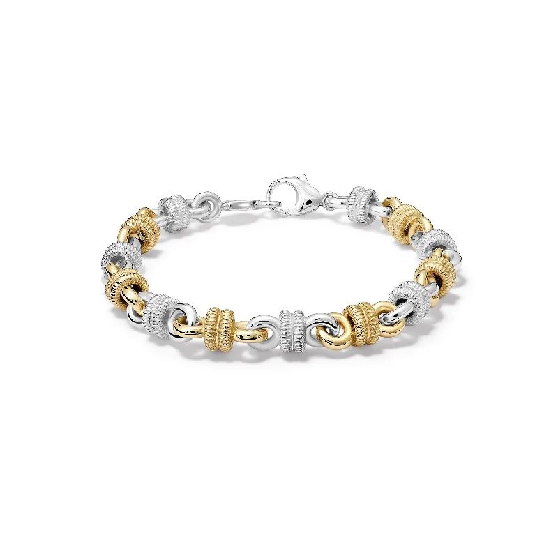 elegant rings for women’s bridal jewelry -Paris Bracelet Yellow Gold & Silver