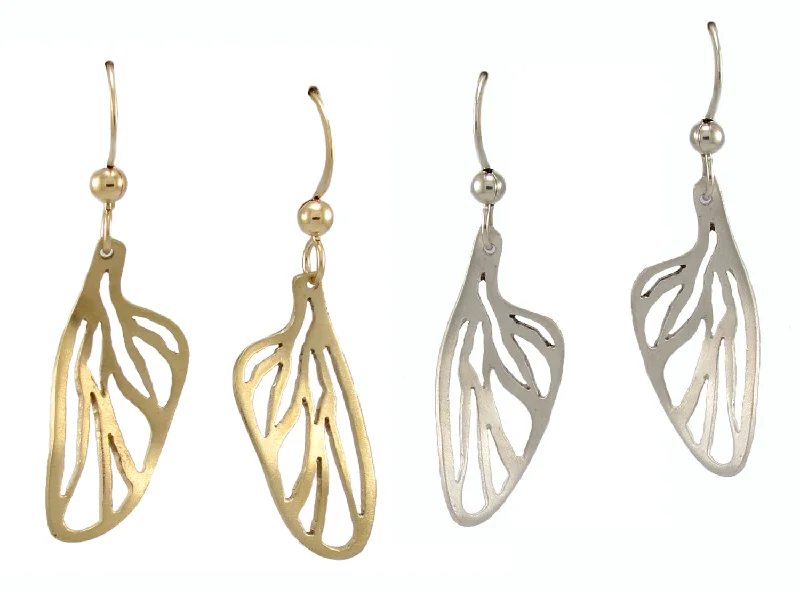 chic women’s earrings for formal attire -Cicada Wing Earrings