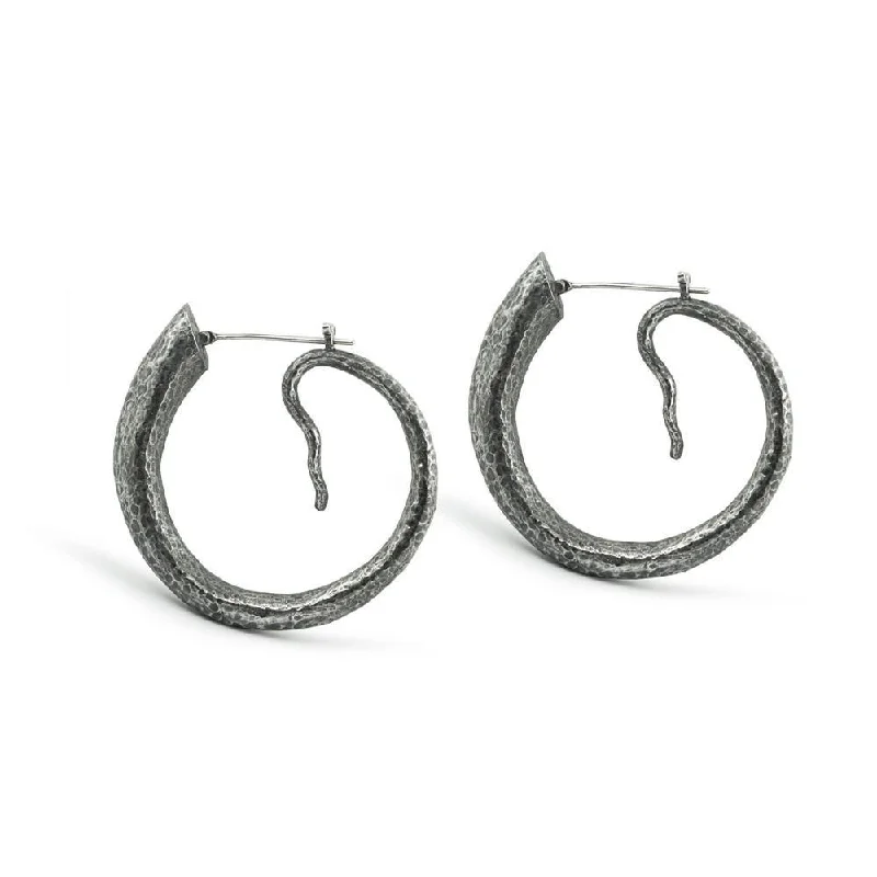 elegant women’s jewelry for cocktail events -Weaver's Snake Earrings