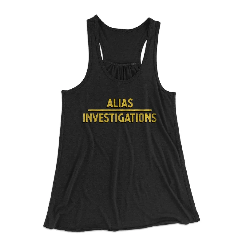 best clothing for women’s formal events -Alias Investigations Women's Flowey Tank Top