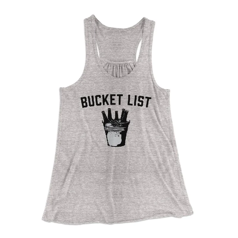 stylish outerwear for women’s fall collection -Bucket List Women's Flowey Tank Top