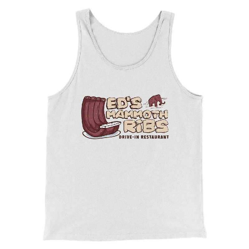 elegant dresses for women’s cocktail parties -Ed's Mammoth Ribs Men/Unisex Tank Top