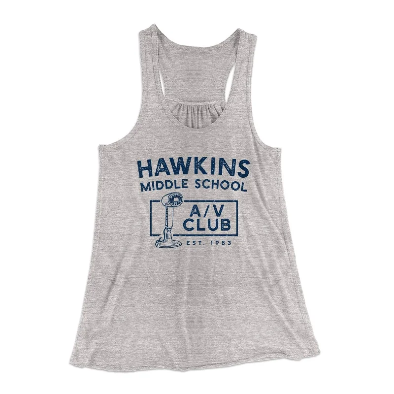 affordable dresses for women’s wedding events -Hawkins Middle School A/V Club Women's Flowey Tank Top